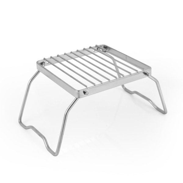 Udendørs Bærbar Mini Foldbar Rustfrit Stål Komfurholder 1 stk
