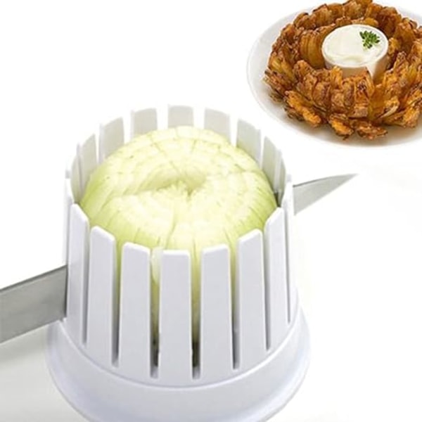 1 white onion bloomer, onion slicer, kitchen gadgets, chopping