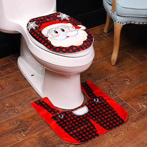 Toalettlock med julmotiv, 2-pack, Jul