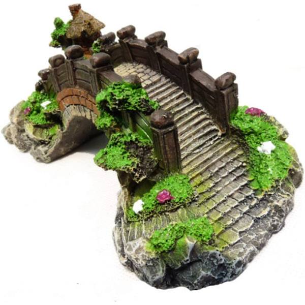 Akvarielandskabe Dekorativ Bro Akvarium Tilbehør