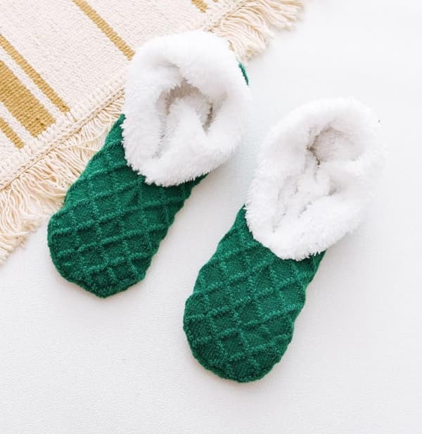 Tofflor - Damtofflor, Fluffiga Sockar
