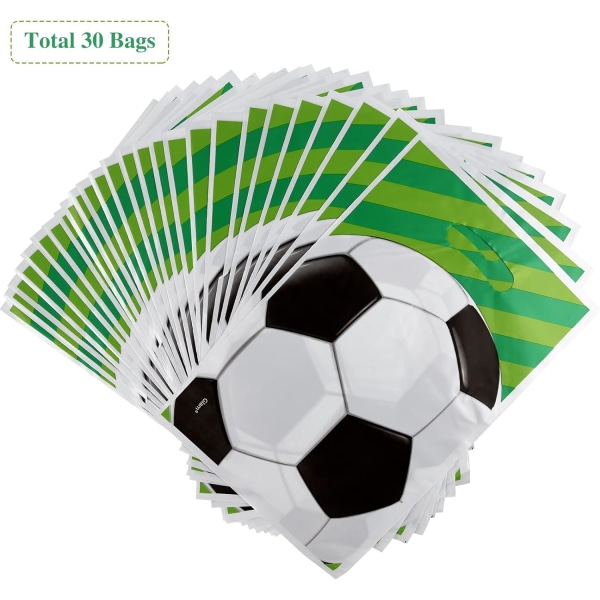 30 fodbold-gaveposer til fest, fodbold-fødselsdagsgaveposer