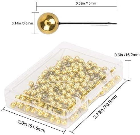 800 Stykker Push Pins Hode Kart Push Pins Kart Thumbtack Hode Pin