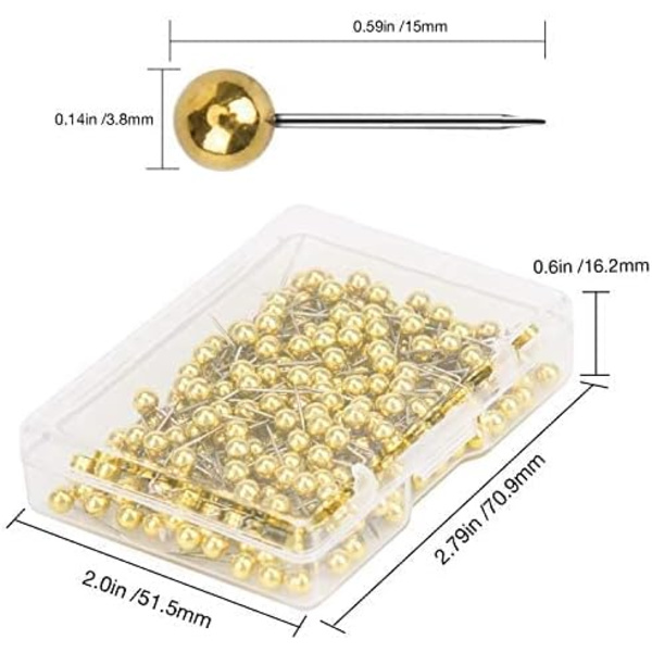 800 Stykker Push Pins Hovedkort Push Pins Kort Thumbtack Hoved Pin