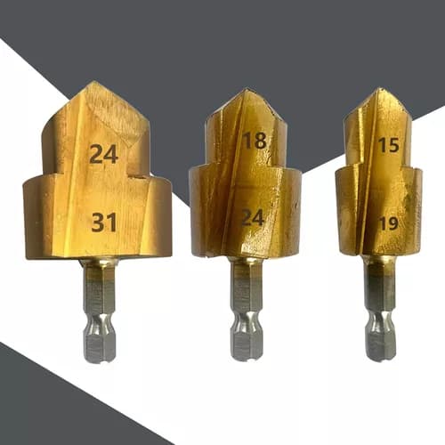 PPR Step Drill Set, 3 stk., 3-pak
