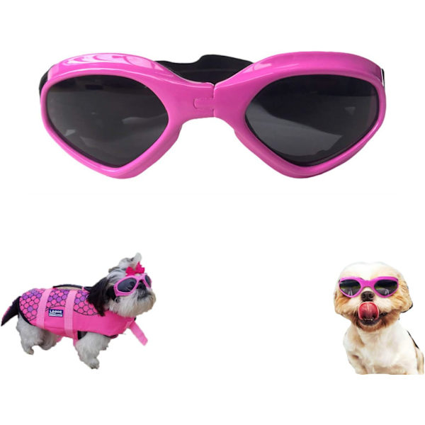 Hundebriller, Solbriller til kæledyr, Foldbare Hundebriller UV-beskyttelse