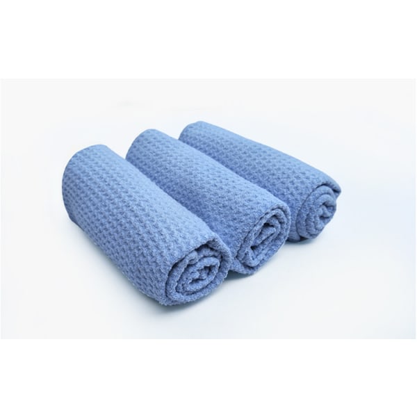 2 Chiffo Blå 40x40 CM Rengörings Mikrofiber Mirakelduk