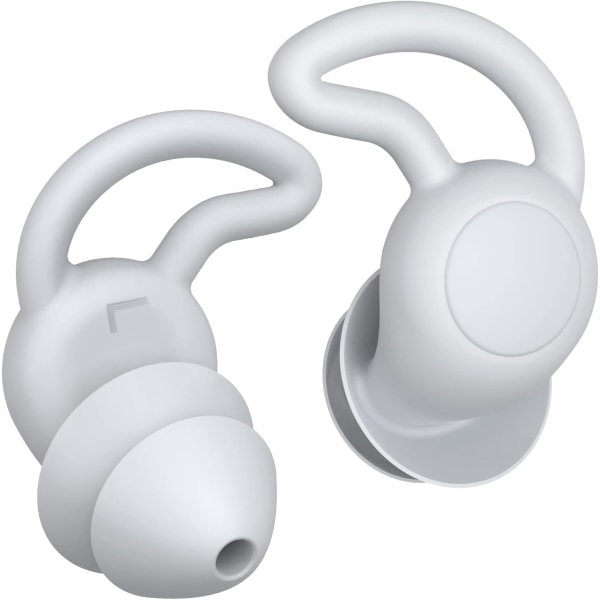 2 Pieces （Grey）Ultra Comfortable Noise Canceling Sleeping Earplug