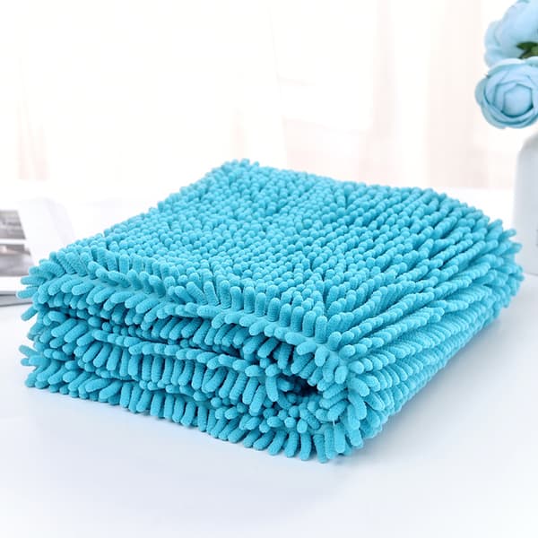 Chenille Mikrofiber Shag Antislipp Badematte 35X60cm, Maskinvaskbar