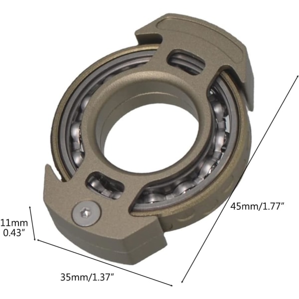 En reaktor metall roterande leksak, Fidget spinner roterande gyro, vuxen