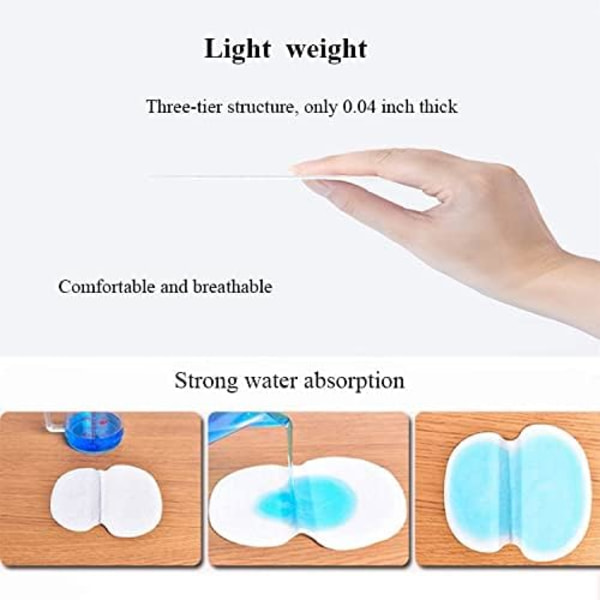 60 Stykker Usynlige Antiperspirantputer Underarm Armhuler