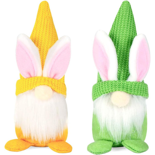 Påskdekoration, 2 Gnome Påsk Plyschdockor, Deco Påsk