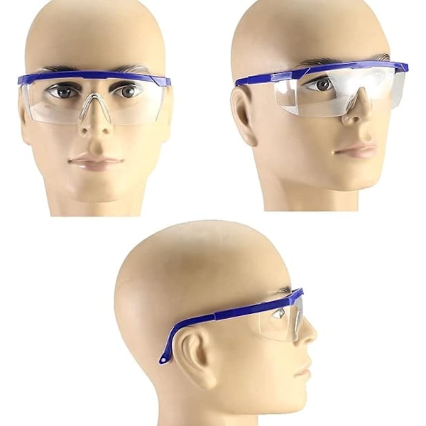 2 st Anti-Dimma Skyddsglas Blå Ramar UV-Skyddsglas för
