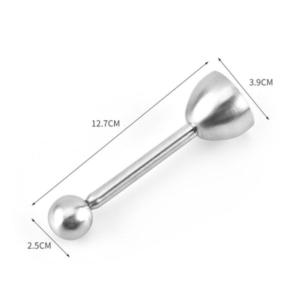 Egg Cutter Set Egg Opener Rustfritt Stål Egg Skallfjerner for H