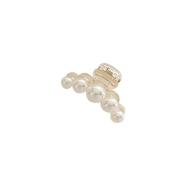 3-pack Mini Hårclips med Halkskydd och Pärlor för Kvinnor och Flickor