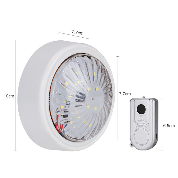 1 st 13LED batteridriven nattlampa för hem med fjärrkontroll