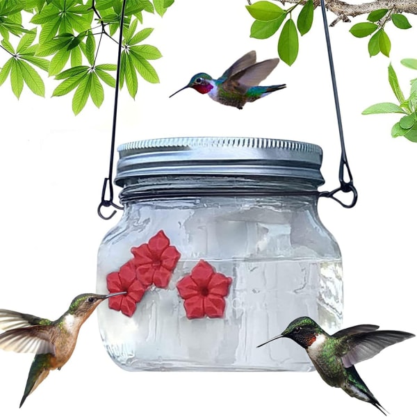 Have-have kolibri fuglefoder med blomst