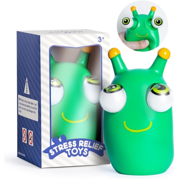 Øje Popping Worm - Squishes Legetøj Stress Relief til Børn, Kreativ