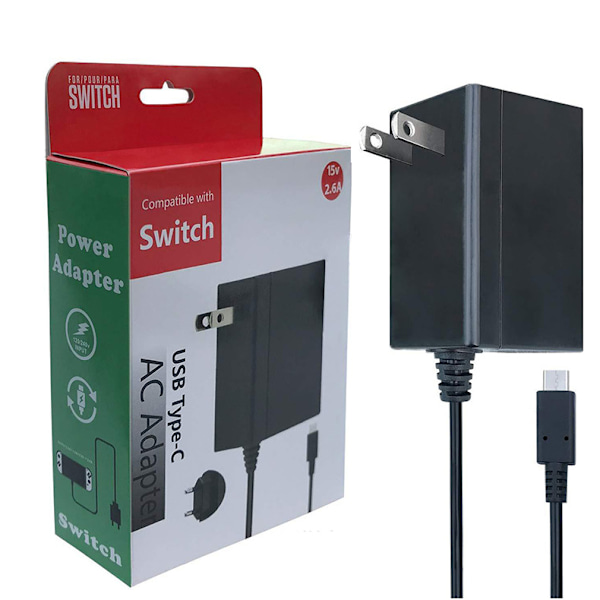 For Nintendo Switch/lite-15V 2.6A Hurtiglader 1.5A