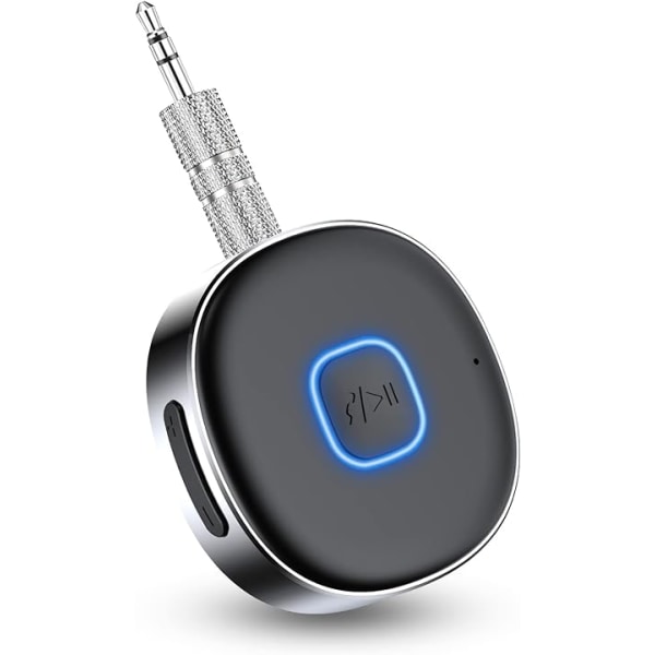 Bil Bluetooth AUX-adapter, Trådlös Bluetooth 5.0-mottagare,