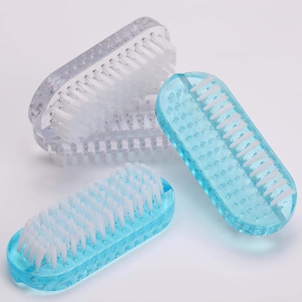 Neglebørste, Neglebørstehåndtak, 2-sidig plastskrubber