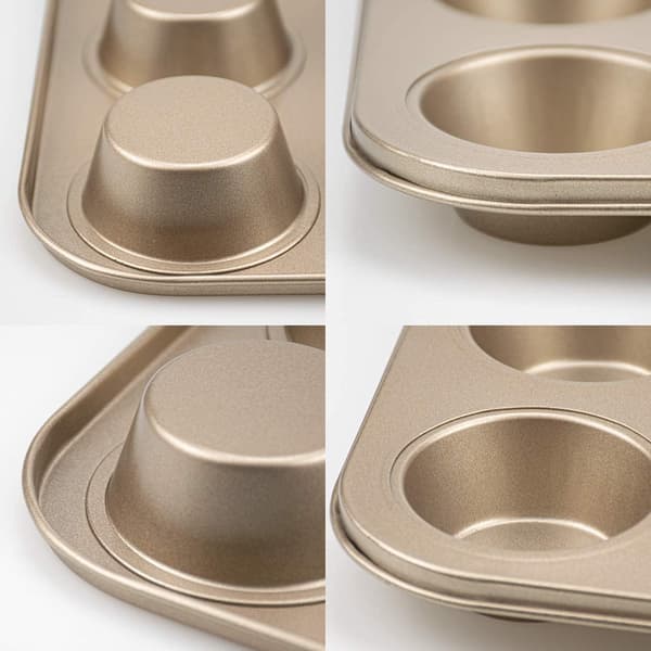 Muffinform til cupcakes, bageform til hjemmeovn, pudding