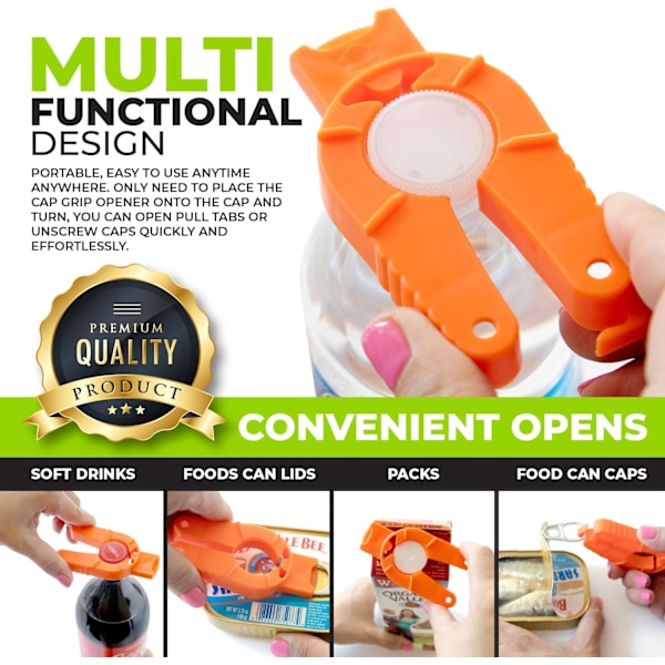 2-pack Multifunktionell Flask- och Burköppnare
