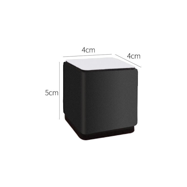 Set med 4 självhäftande möbelhöjare i kolstål - 50 mm höjd