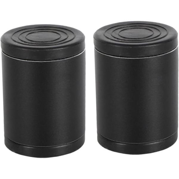 2 stk. (Sort) Sengesidebeskyttelse Justerbare Sengestativer Metal Seng