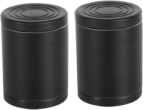 2 stk (Svart) Sengeside Bumper Justerbare Sengerammer Metall Seng