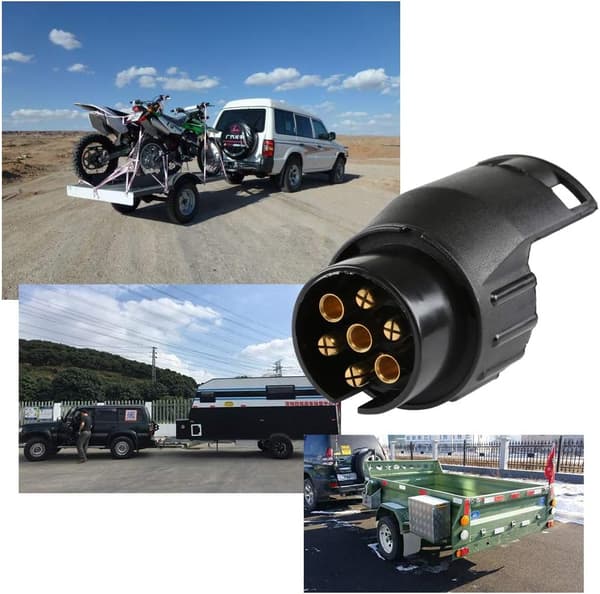 Trailer Adapter Stik (8,3*5,5*5,5cm), Universal Tilbehør, Vandafvisende