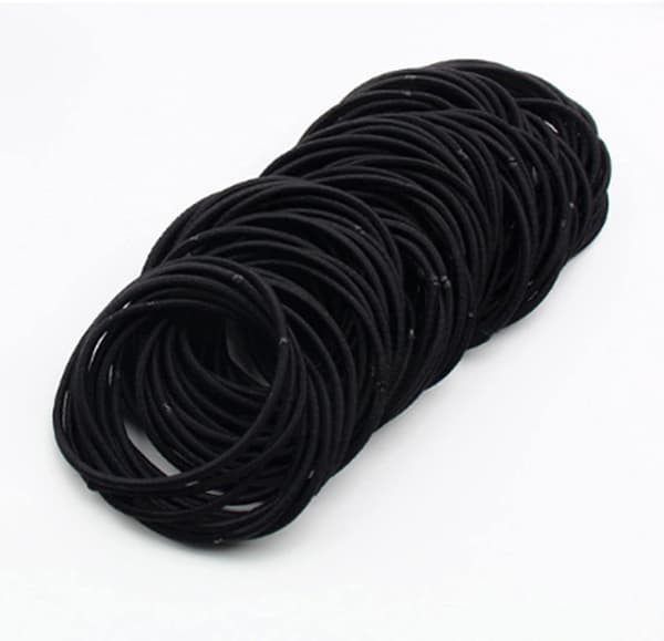 100 st Elastiska Hårband, Elastiska Hårband Hästsvanshållare,