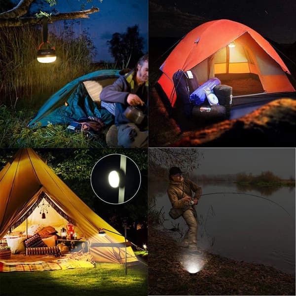 Hengende Campinglys med Magnet (Laderbar Modell)