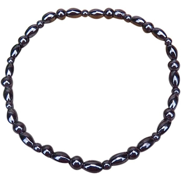 1 stk Sort Magnetisk Fodkæde Armbånd Naturlig Sort Anklet Fod