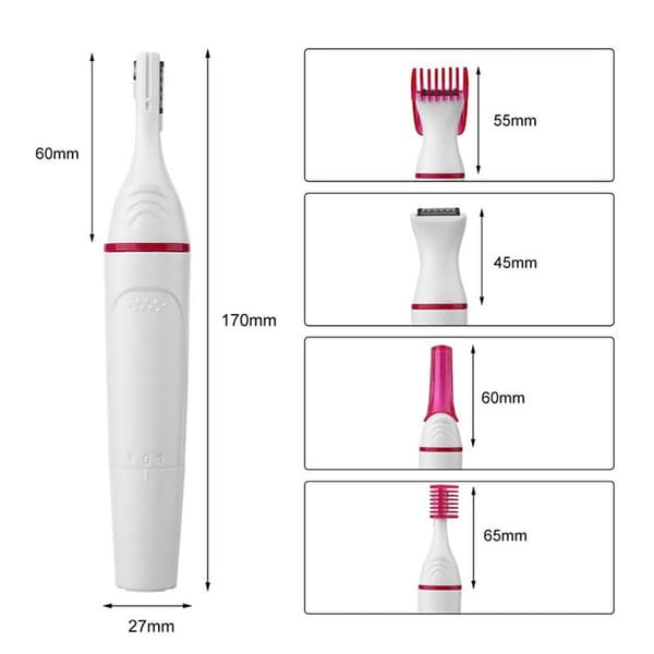 1 styck Multifunktionell hårtrimmer epilator ögonbrynstrimmer