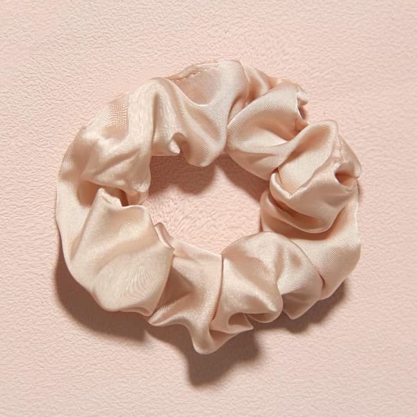 2-pack knutna rosett hår scrunchies elastisk hår scarf svart hår