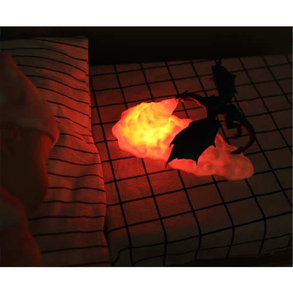 Fire-3D Printing Night Light Unik Lighting Fire Dragon