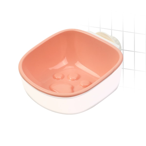 Hanging bowl for slow food - for pets - pink