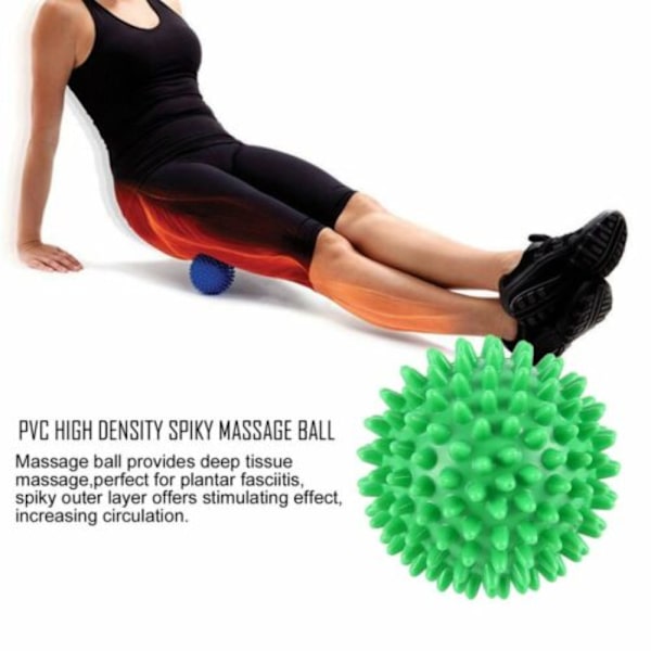 Lacrosse & Spiky Massageboll Set - Perfekt för triggerpunkter