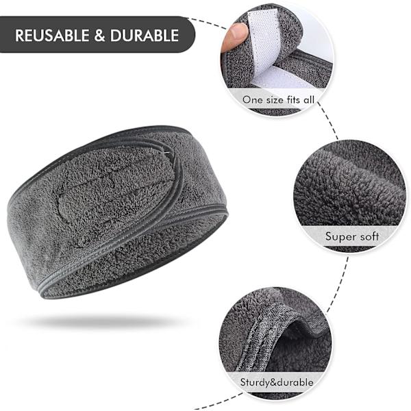 Mikrofiber Hårbånd Kvinder Makeup Spa Vaskbart Hårbånd til