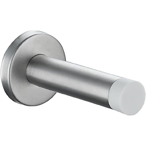 Dørstopper, 304 Rustfrit Stål Tykkelse 1mm Lydabsorberende Dørstopper Bumper Vægbeskytter 1 Pakke, Børstet