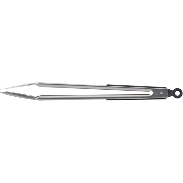 Grilltang, rustfrit stål/plast, længde: 39,4 cm