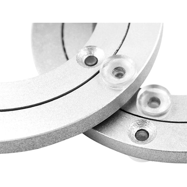 8 Tums, Aluminium Snurrplatta, Tunga Lazy Susan Snurrplatta,