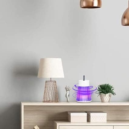 Uppgraderad Myggfälla, 360° Elektronisk Flugsmällare Inomhus