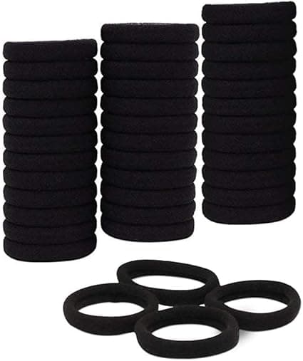 30 STK Elastiska Hårband med Snöre Stretch Kvinnor Flickor Tjocka