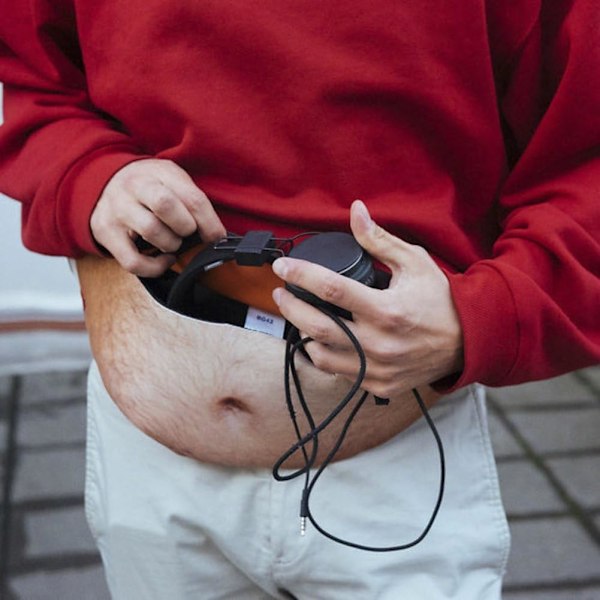Vatsa Fanny Pack Hauskat Valkoiset Elefanttilahjat Aikuisille Gag-lahjat