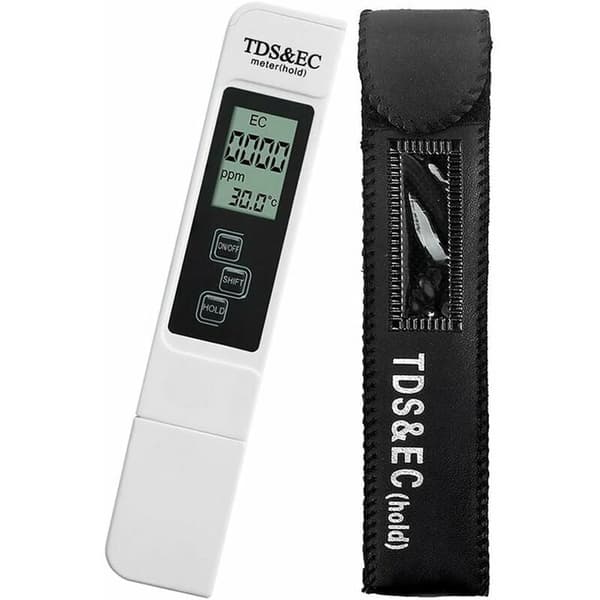 Multifunktionel digital TDS-tester 3 i 1 Måler TDS EC og Tem