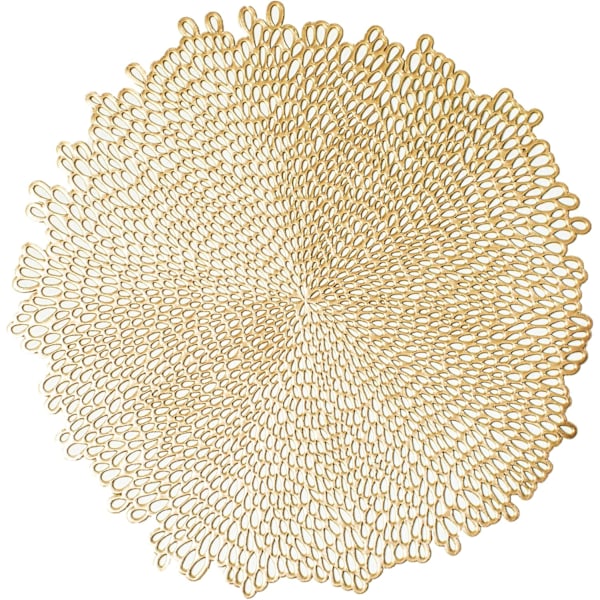 Bloom Painettu Vinyyli Aluslautanen Setti 4, Keittiö ja Ruokapöytä Aluslautasia, Erikoistilaisuus, Hää, Arki, Juhla