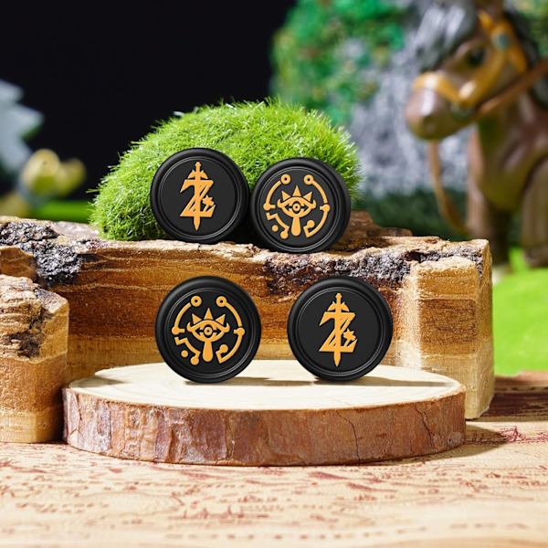 Switch Tumgreppshättor för Zelda Tears of The Kingdom Joy Con, Silikon Joystick-Hattöverdrag Tillbehör Kompatibla