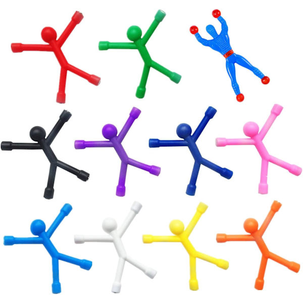 (Slumpmässig färg) (11) Kylskåpsmagneter, Mini Man Magnetiska Kylskåpsmagneter